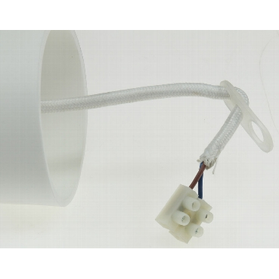 E27 lamp suspension with 80cm textile cable black - Silicone <