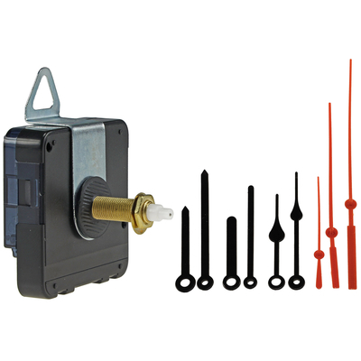 Quartz movement with 32mm shaft and 3 sets of plastic hands