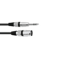 1 x XLR Stecker / 1 x Klinke 6,35 Stecker symmetrisch 2,0m