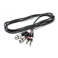 2 x XLR Kupplung / 2 x Klinke 6,35 Stecker asymmetrisch 3m