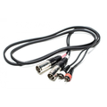 2 x XLR Stecker / 2x Chinch Kupplung asymmetrisch 1,5m