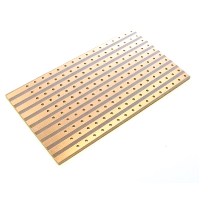 Lochrasterplatine  50 x  90mm  160 L�tpunkte Streifen Hartpapier RM 5,08
