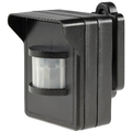 Wireless PIR motion detector for IP44, 90 � / 8m black -...