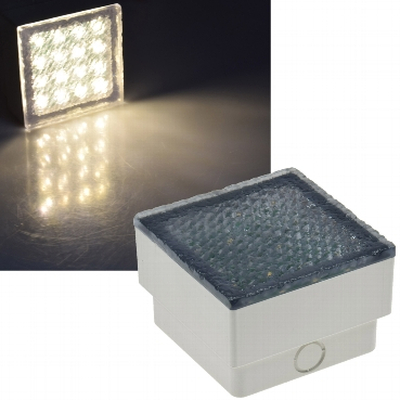 LED Pflasterstein 1,5W warmwei� IP67 - BRIKX 10w